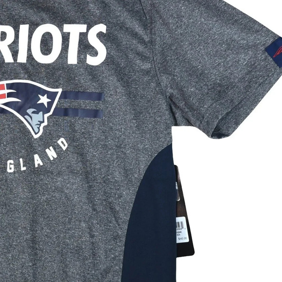 NWT NFL New England Patriots Perfomance T Shirt Short Sleeve Team Apparel Large - Picture 4 of 6